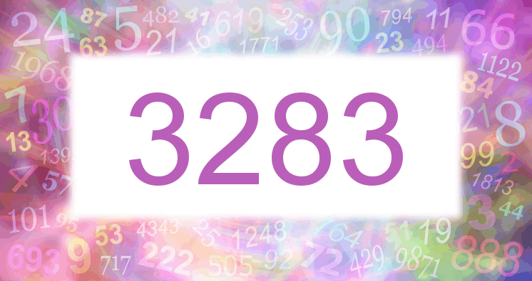 Dreams about number 3283