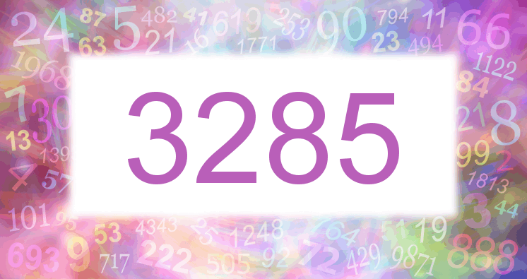 Dreams about number 3285
