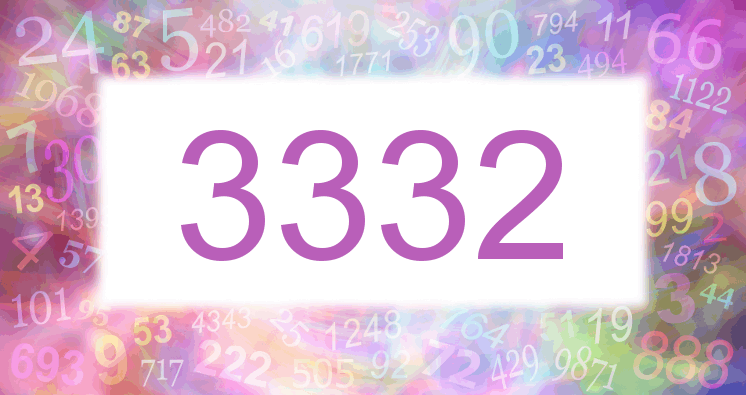 Dreams about number 3332