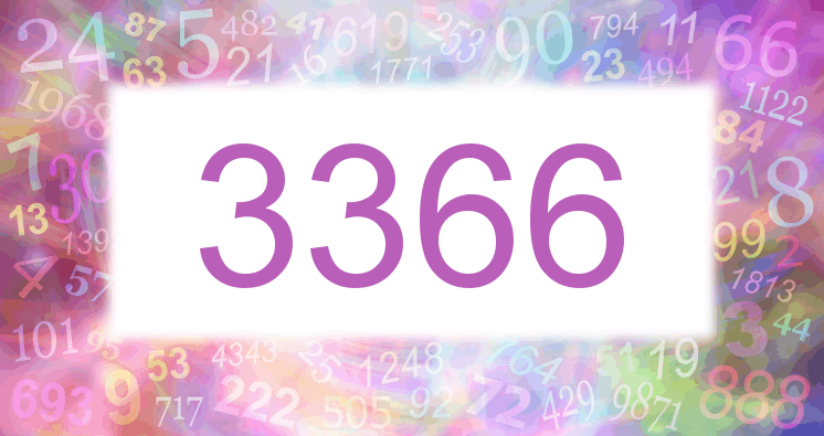 Dreams about number 3366