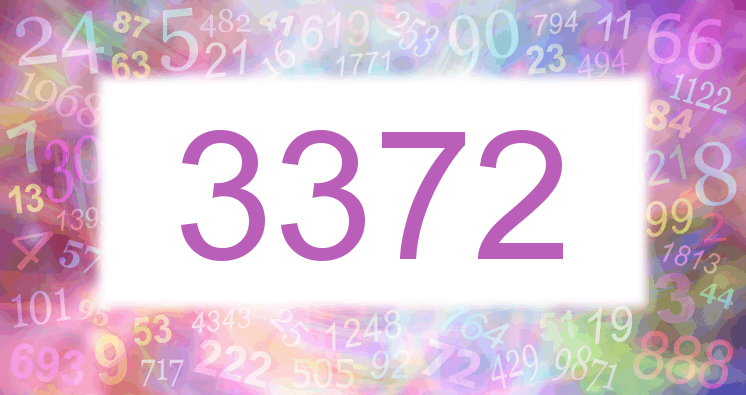 Dreams about number 3372