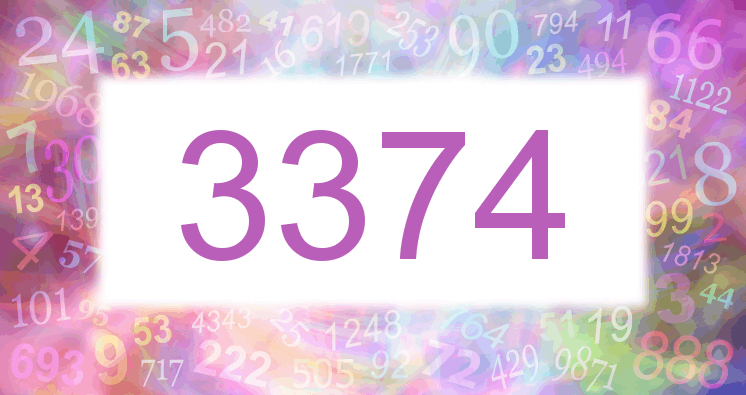 Dreams about number 3374