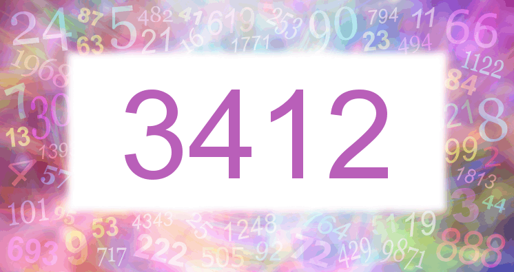 Dreams about number 3412