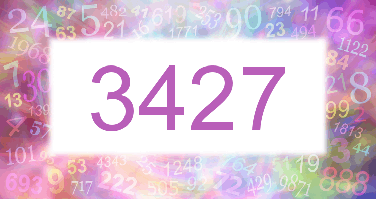 Dreams about number 3427