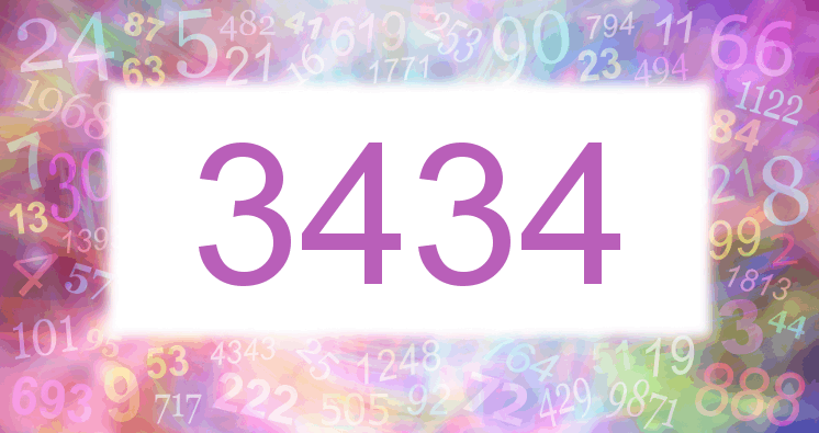 Dreams about number 3434