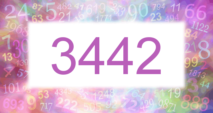 Dreams about number 3442