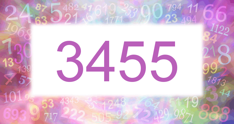 Dreams about number 3455