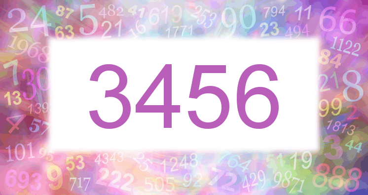 Dreams about number 3456