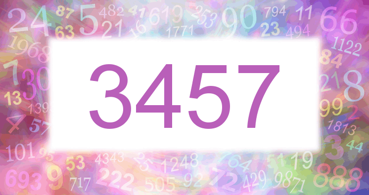 Dreams about number 3457