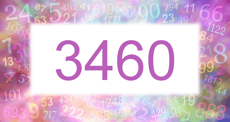 Dreams about number 3460