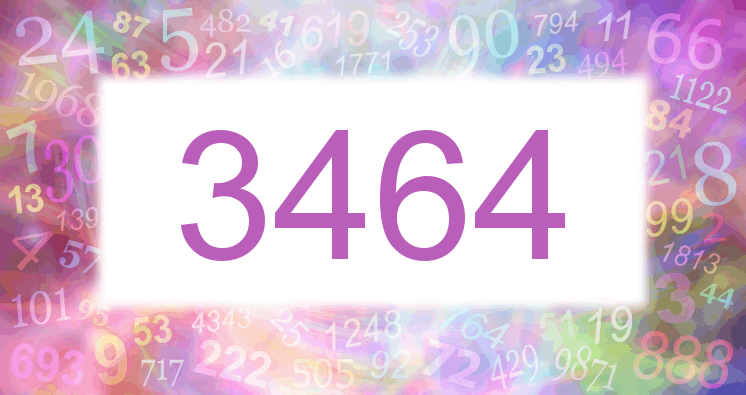 Dreams about number 3464