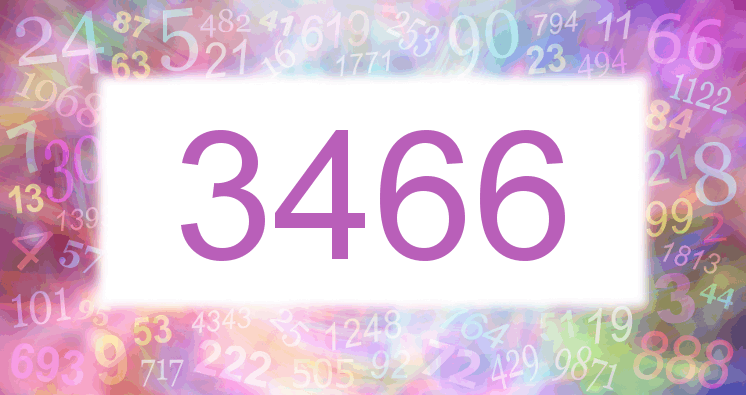 Dreams about number 3466