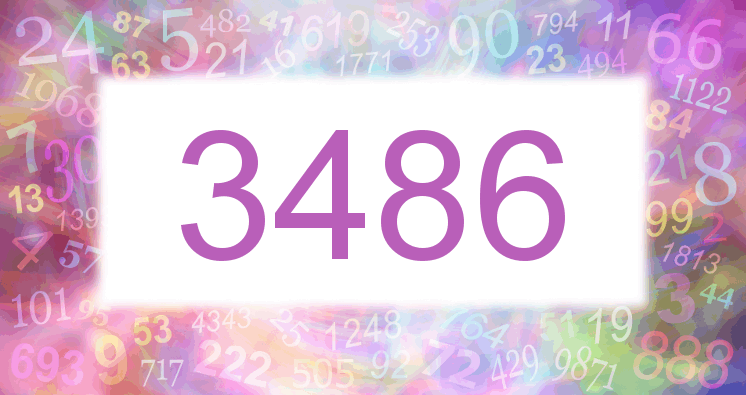 Dreams about number 3486