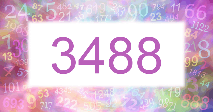 Dreams about number 3488