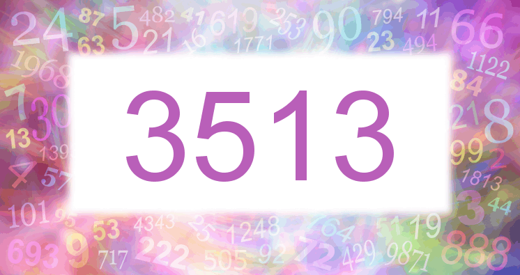 Dreams about number 3513
