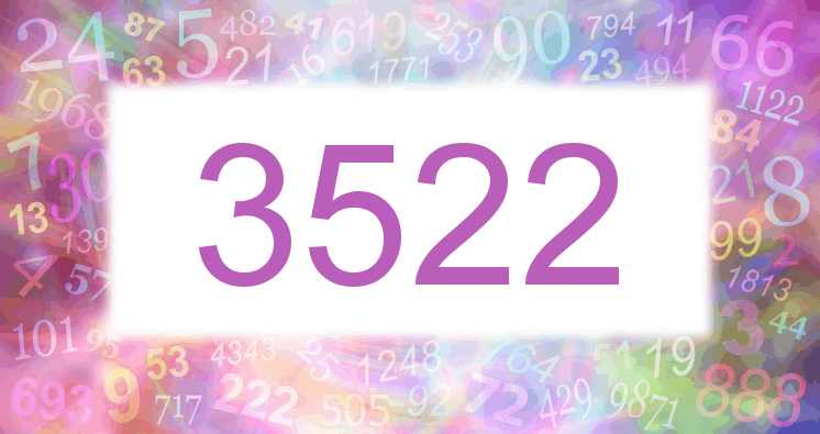 Dreams about number 3522