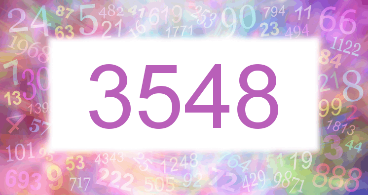 Dreams about number 3548
