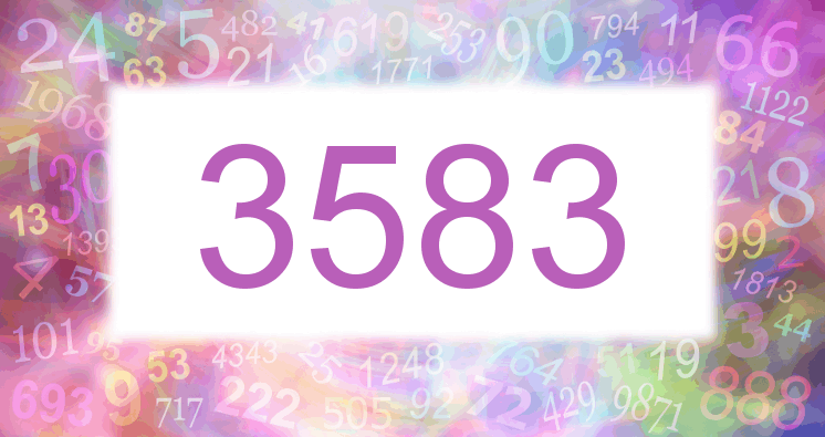 Dreams about number 3583