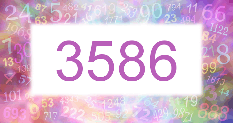 Dreams about number 3586