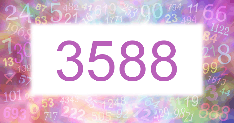 Dreams about number 3588