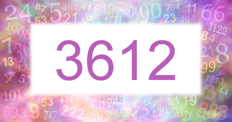 Dreams about number 3612