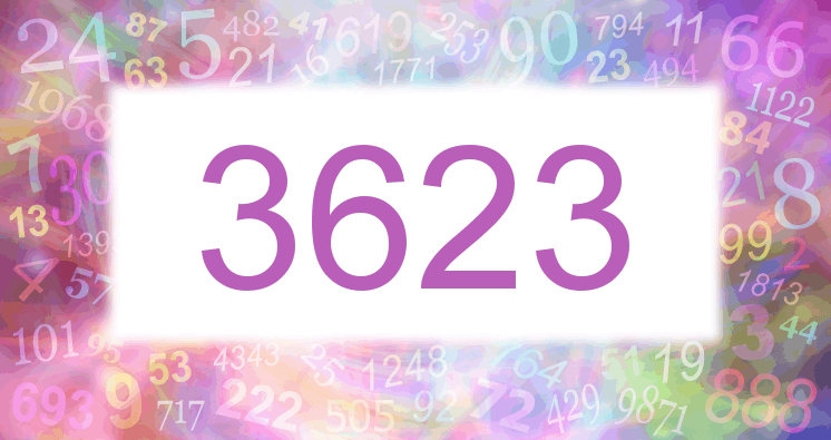 Dreams about number 3623