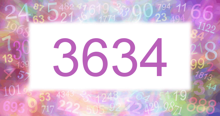 Dreams about number 3634