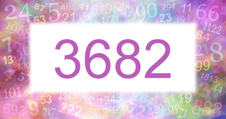 Dreams about number 3682