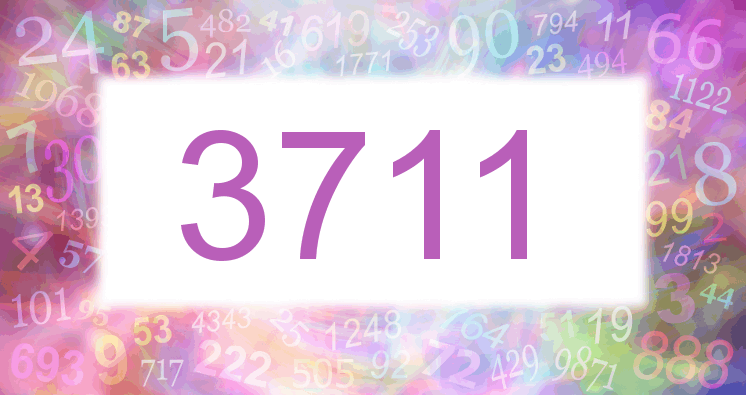 Dreams about number 3711