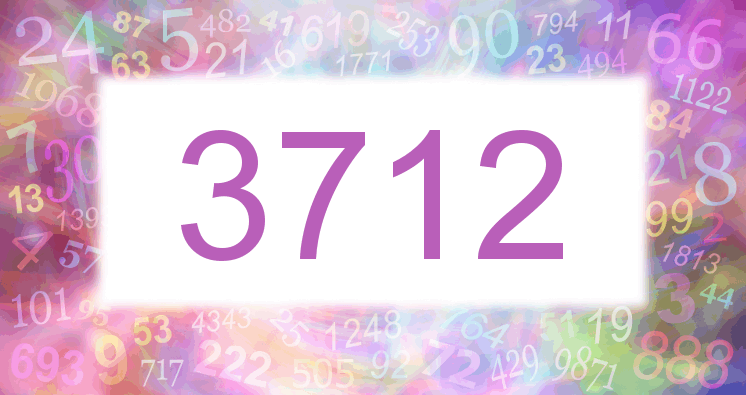 Dreams about number 3712