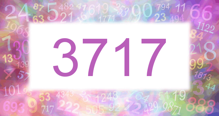 Dreams about number 3717