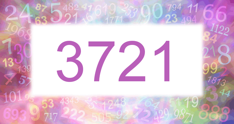 Dreams about number 3721