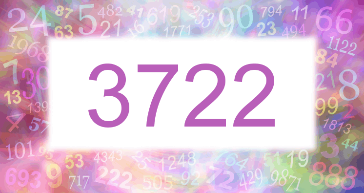 Dreams about number 3722