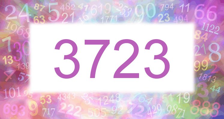 Dreams about number 3723