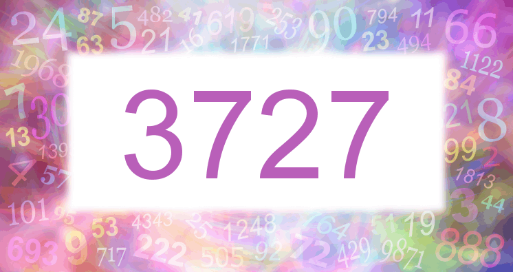 Dreams about number 3727