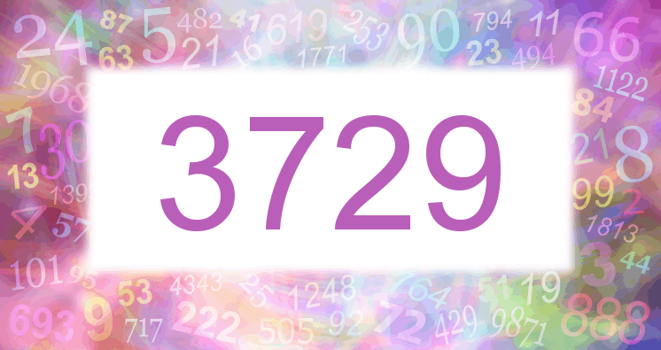 Dreams about number 3729
