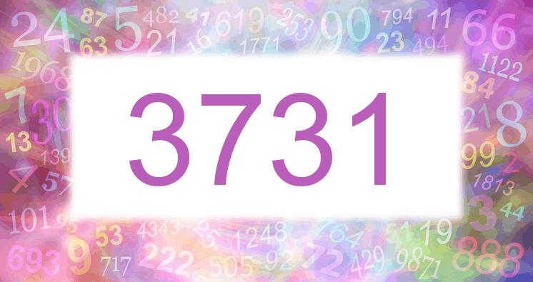 Dreams about number 3731