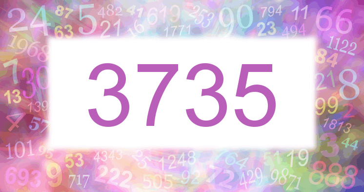 Dreams about number 3735