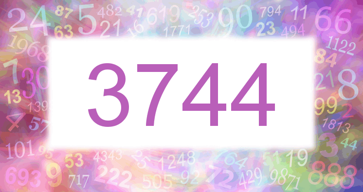 Dreams about number 3744
