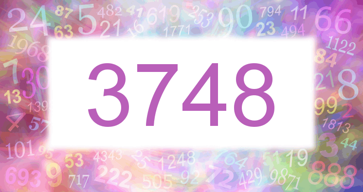 Dreams about number 3748