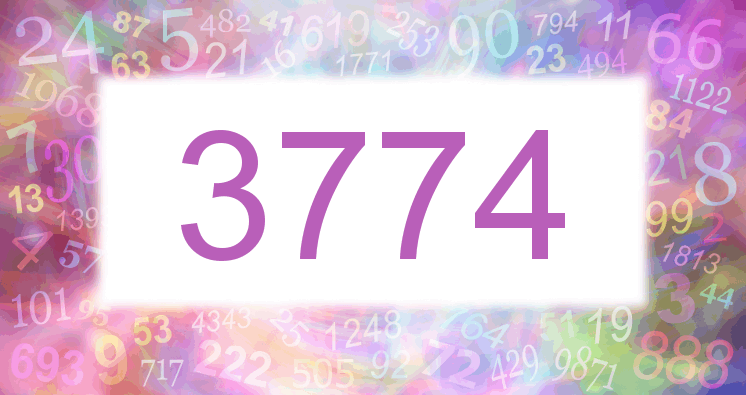 Dreams about number 3774