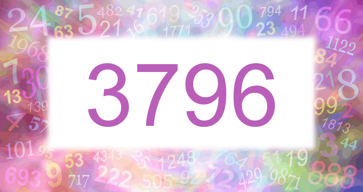 Dreams about number 3796