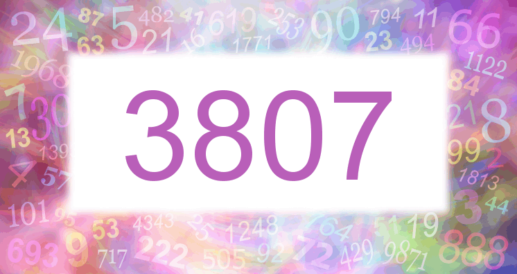 Dreams about number 3807