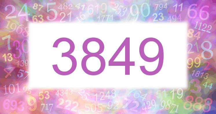 Dreams about number 3849