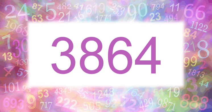 Dreams about number 3864