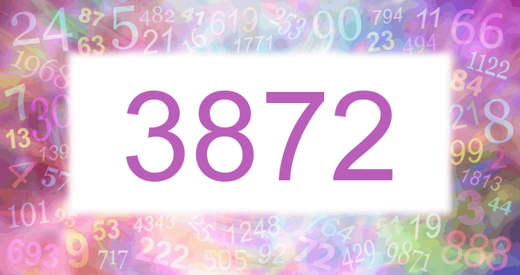 Dreams about number 3872