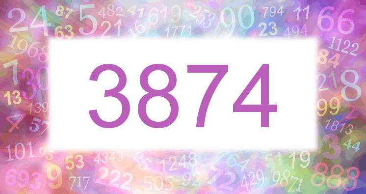 Dreams about number 3874