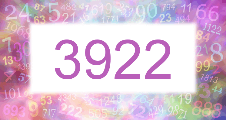 Dreams about number 3922