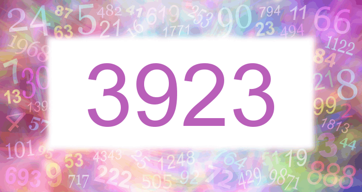 Dreams about number 3923