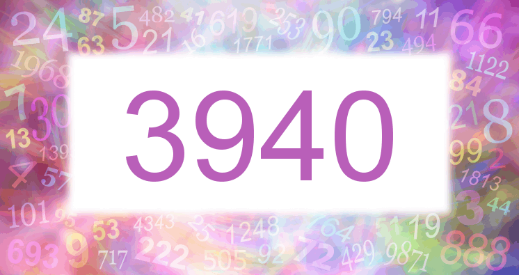 Dreams about number 3940
